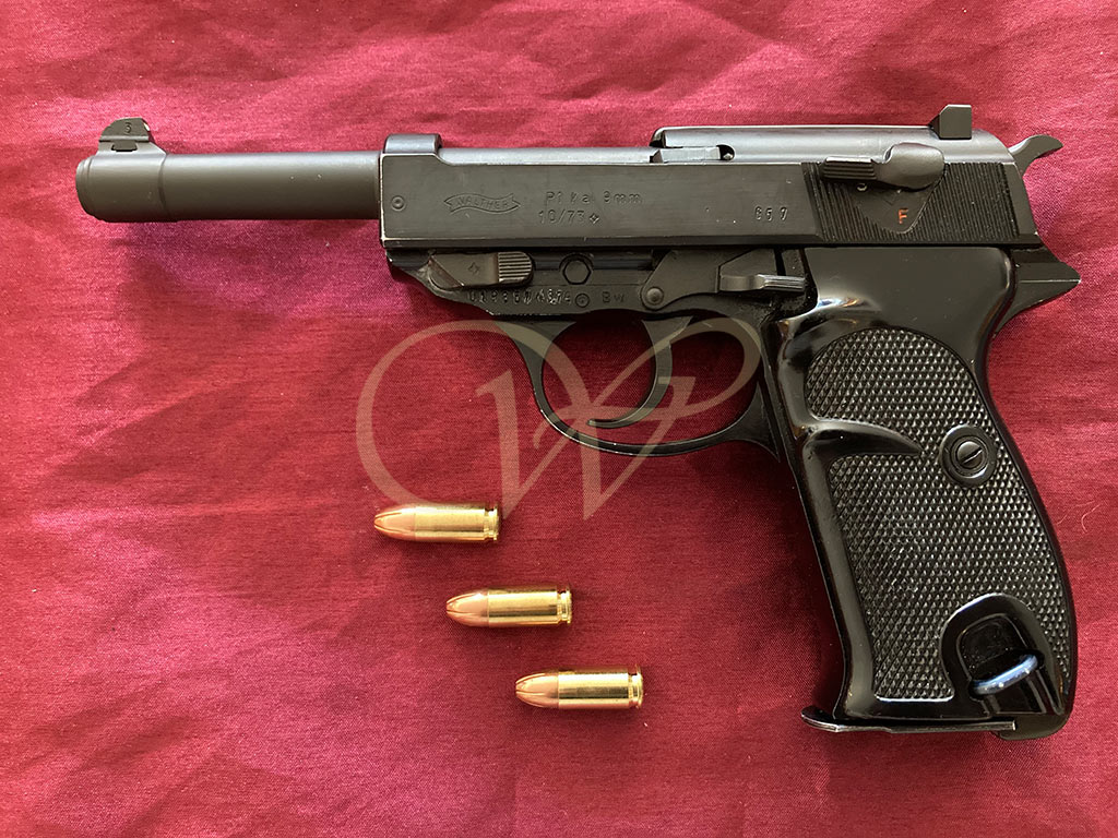 Walther P38 (Bundeswehr P1), Kal.: 9mm Luger, Schiessanlage Winkeler
