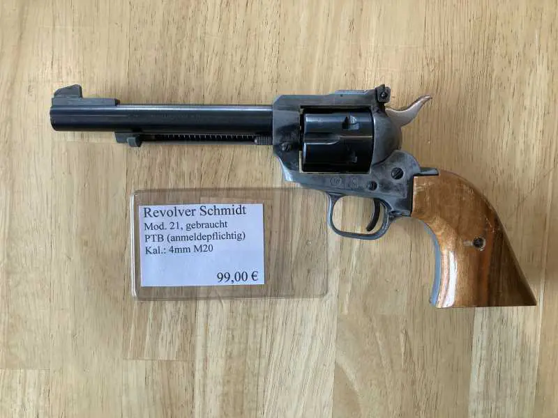 Revolver Schmidt Mod. 21 Kal.: 4mm M20