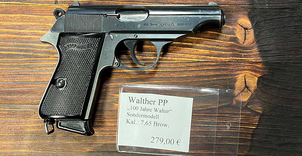Walther PP "100 Jahre Walther Sondermodell" Kal.: 7,65 Brow.